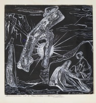 Armando Baldinelli; Scene with Figures and Sun