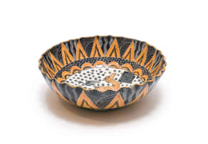 Ardmore Ceramic Studio; Bowl with camel and goose