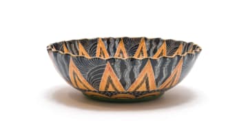 Ardmore Ceramic Studio; Bowl with camel and goose