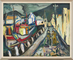 Irma Stern; Cape Town Docks