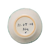 Ruan Hoffmann; Plate with linear and floral decoration