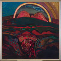 Robert Brooks; Landscape with Rainbow