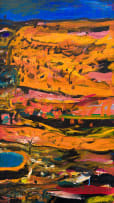 Robert Brooks; Landscape with Reservoir, diptych