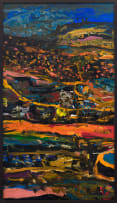 Robert Brooks; Landscape with Reservoir, diptych