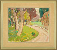 Barbara Grace Burry; Pathway and Trees