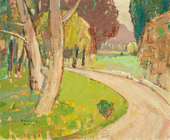 Barbara Grace Burry; Pathway and Trees