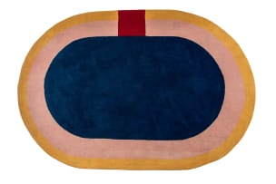 Renée Rossouw (1985 - ); Renée Rossouw oval hand-tufted rug