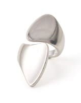 Georg Jensen; Georg Jensen silver ring, model 163, Henning Koppel, Denmark, c.1970s