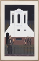 Fred Page; Untitled (Landscape With Tall Building)