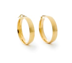 Gold hoop earrings