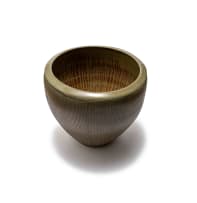Digby Hoets; Large pot with celadon glaze over combed slip and inverted rim