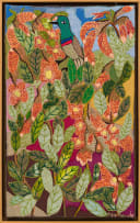 Keiskamma Art Project; Sunbird amongst Flowers and Leaves