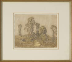 George Clausen; Trees in a Landscape