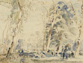 Philip Connard; Park Scene