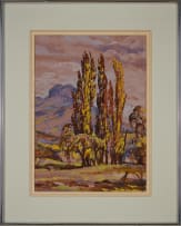 Rosa Hope; Trees in a Landscape