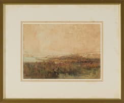 Robert Gwelo Goodman; Landscape with Lake and Building