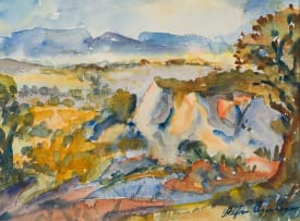 Stefan Ampenberger; Landscape with Mountain