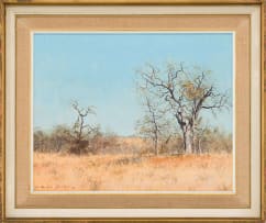 Martin Koch; Grassy Landscape with Trees