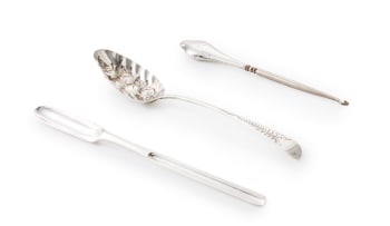 A George I marrow scoop, William Street, London, 1720