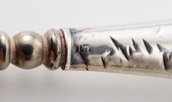 A George I marrow scoop, William Street, London, 1720