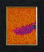 Andrew Verster; Composition with Pink Hand and Floral Motif