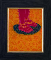 Andrew Verster; Composition with Feet and Floral Motif