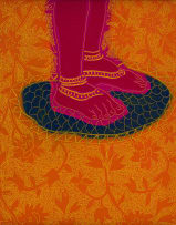 Andrew Verster; Composition with Feet and Floral Motif
