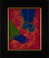 Andrew Verster; Composition with Three Blue Feet