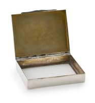 An Austro-Hungarian silver cigar box, maker's mark TJ, c.1872-1922