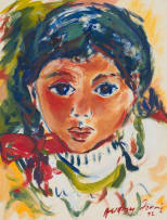 Audrey Fourie; Portrait of a Girl