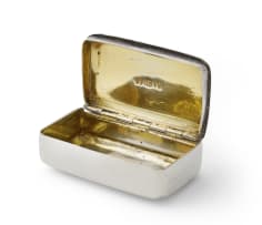 A Cape silver snuff box, Johannes Combrink, c.1814-1853