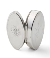 A Cape silver snuff box, William Godfried Lotter, c.1770-1810