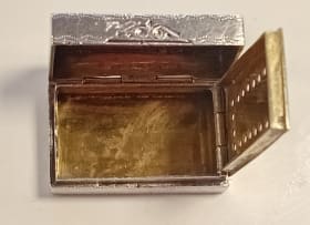 A Cape silver vinaigrette, Marthinus Lourens Smith, c.1757-1806