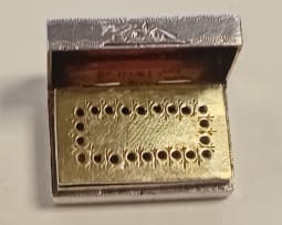A Cape silver vinaigrette, Marthinus Lourens Smith, c.1757-1806