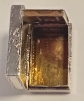 A Cape silver vinaigrette, Marthinus Lourens Smith, c.1757-1806