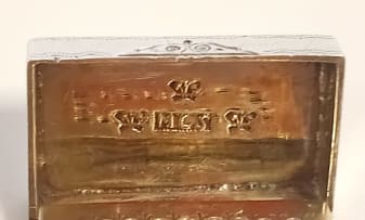 A Cape silver vinaigrette, Marthinus Lourens Smith, c.1757-1806
