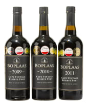Boplaas; Cape Vintage Reserve; 2009 - 2011; 3 (1 x 3); 750ml