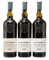 Taylor's; Vintage Port; 2003; 3 (1 x 3); 750ml