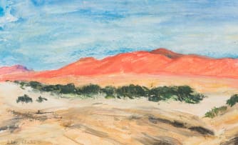 Alice Elahi; Landscape with Mountains