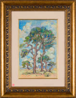 Gregoire Boonzaier; Houses amongst Trees