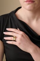 Modernist diamond ring