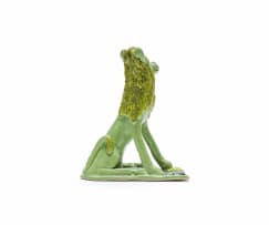 H. G Bassie; Sitting lion
