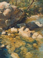 Dino Paravano; River with Rocks