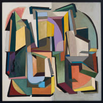 Olaf Bisschoff; Abstract in Green, Blue and Yellow