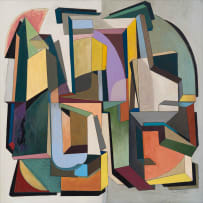 Olaf Bisschoff; Abstract in Green, Blue and Yellow