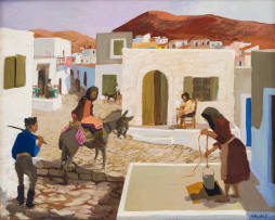 Marjorie Wallace; Greek Village