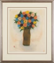 Pieter van der Westhuizen; Flowers in a Vase