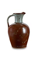 Ian Glenny; Large ovoid jug with flared neck and strap handle