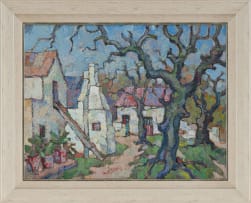 Gregoire Boonzaier; Farm Backyard, Wellington C.P.