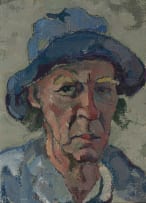 Gregoire Boonzaier; Self Portrait with Hat